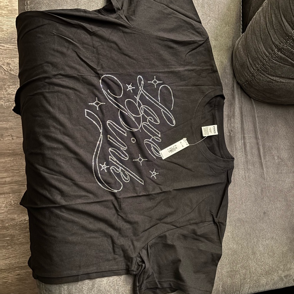 PINK Victoria's Secret Black T-Shirt